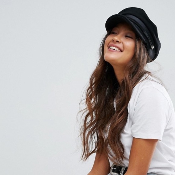 ASOS Accessories - ASOS DESIGN Baker Boy Black Hat